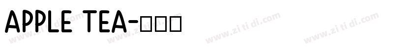 APPLE TEA字体转换